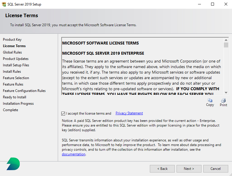 نصب SQL Server 2019 و SQL Server Managment Studio › دارینا داده