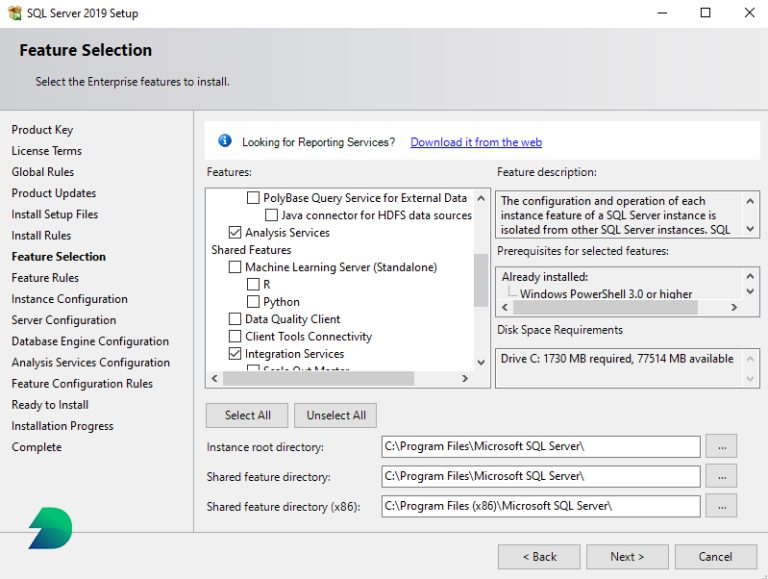 نصب SQL Server 2019 و SQL Server Managment Studio › دارینا داده